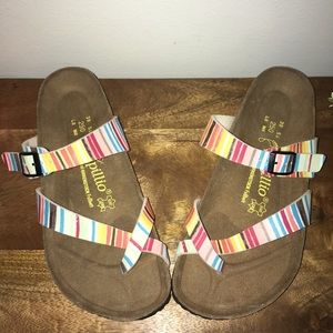 Birkenstock Multi Colored Stripes
